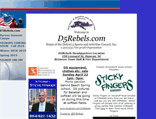 Tablet Screenshot of d5rebels.com